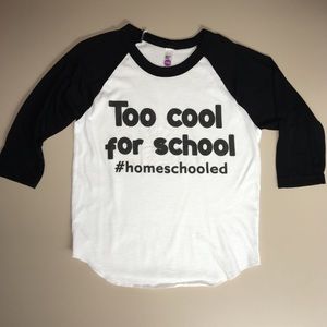 🎒📚Kid’s Homeschool Baseball Tee!